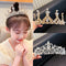 Corona Tiara para Niñas con Clip de Pelo - Accesorio de Princesa