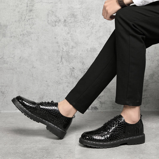 Zapatos de Cuero Casual para Trajes de Negocios Hombre - Image 7