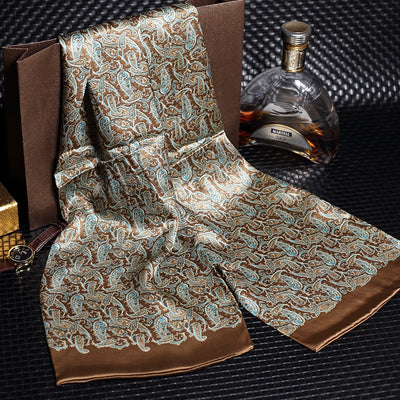 Pañuelo de Seda Doble Crepe Satinado para Hombre - Image 4