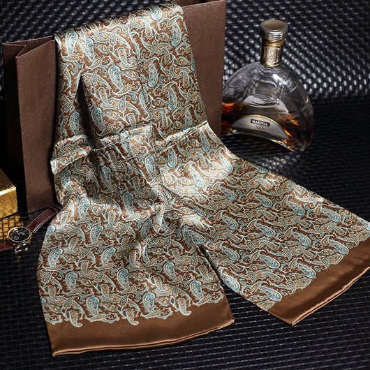 Pañuelo de Seda Doble Crepe Satinado para Hombre - Image 4