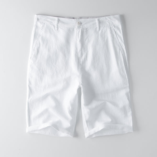 Shorts de Lino y Algodón para Hombre - Verano y Otoño - Image 5