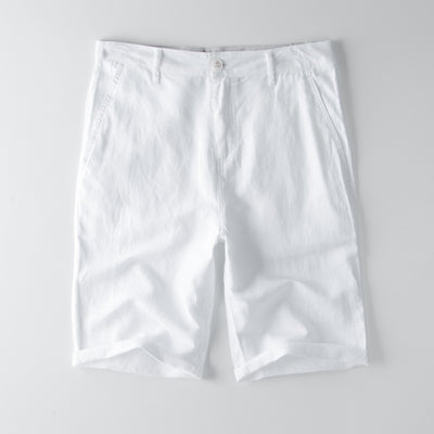 Shorts de Lino y Algodón para Hombre - Verano y Otoño - Image 5