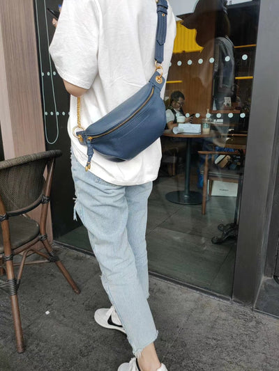 Bolso Bandolera de Cuero Genuino con Correa Ancha Ajustable - Image 16