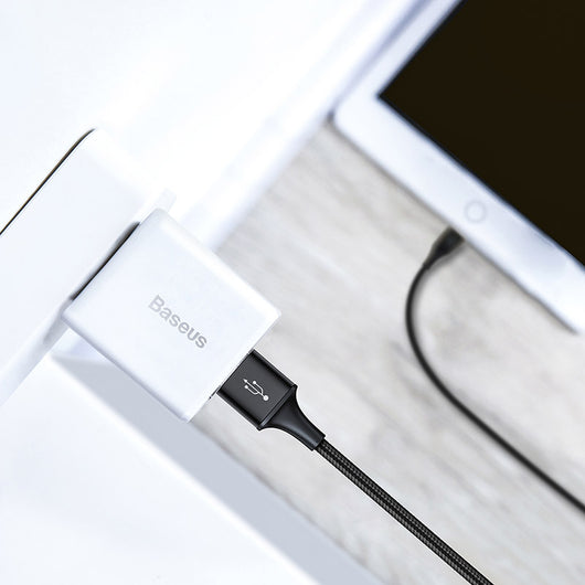 Cable 3 en 1 Carga Rápida - Lightning, Micro USB y USB-C Negro - Image 4