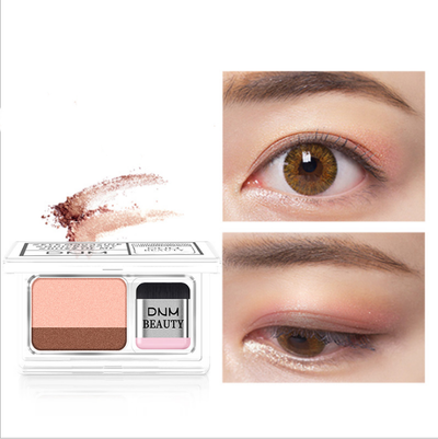 Paleta de Sombras Doble Color con Efecto Shimmer Waterproof