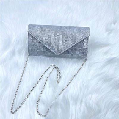 Cartera de Noche Elegante con Detalles Brillantes - Estilo Europeo y Americano