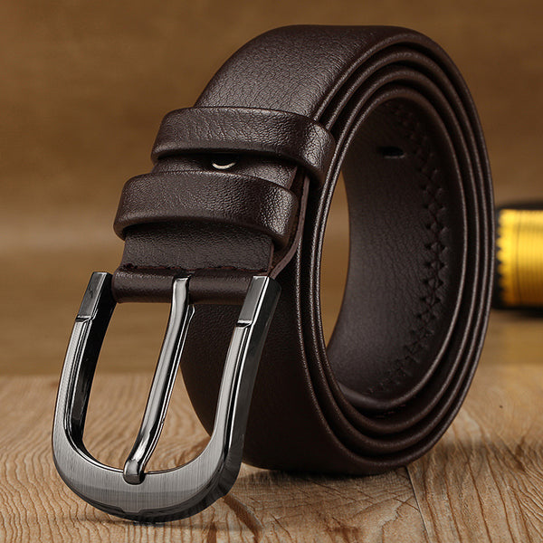 Cinturón Casual para Hombre con Hebilla Metálica Ajustable