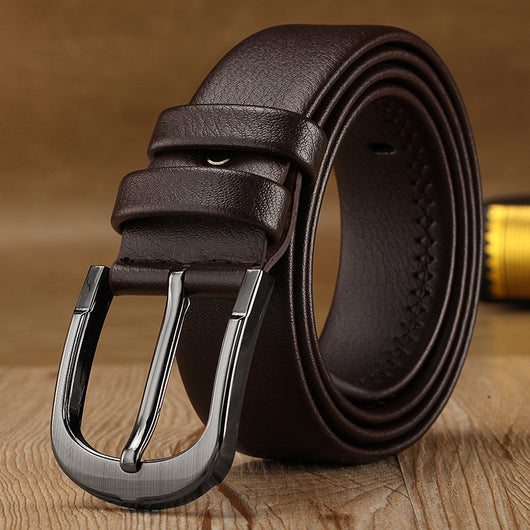Cinturón Casual para Hombre con Hebilla Metálica Ajustable
