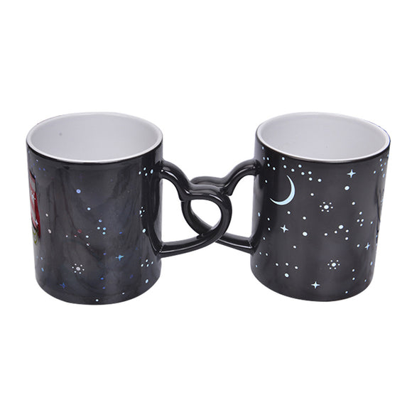 Taza Cerámica Mágica con Cambio de Color Personalizable