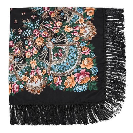 Chal Estampado con Protección Solar y Flecos - Image 32