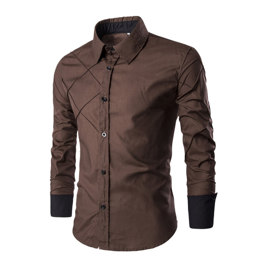 Camisa Casual de Cuadros para Hombre Manga Larga - Image 8