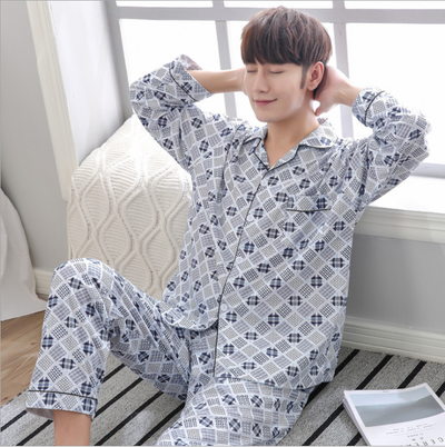 Pijama de Algodón Tejido para Hombre - Conjunto de Descanso - Image 12