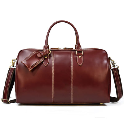 Bolsa Mensajera de Cuero Genuino Estilo Retro con Gran Capacidad para Hombre - Image 56