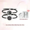Sun-Moon Smart Sensing Couple Bracelet Sun and moon against Plateado