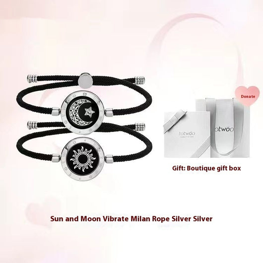 Pulsera Inteligente Sol-Luna para Parejas con Sensor Automático - Image 13