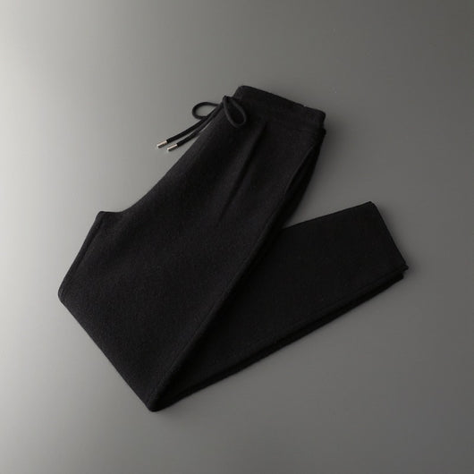 Pantalones Casuales de Cachemira Suelta para Hombre - Image 10