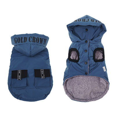 Abrigo Térmico con Capucha para Mascotas - Diseño Acolchado Invierno - Image 6