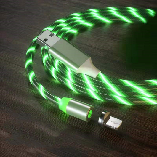 Cable de Carga Magnético Rápido con LED - USB Tipo-C, Micro USB y Lightning - Image 47