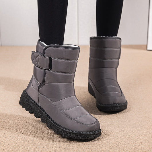 Botas de Nieve Cálidas de Algodón con Forro de Lana Artificial - Image 12
