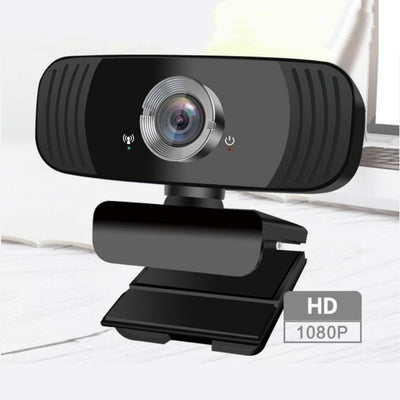 Cámara Web USB 1080P Full HD con Micrófono para Videoconferencias y Clases en Línea