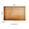 Bandeja Rectangular De Bambú