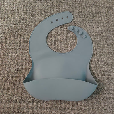 Babero de Silicona Impermeable con Bolsillo Atrapador para Bebé - Image 8