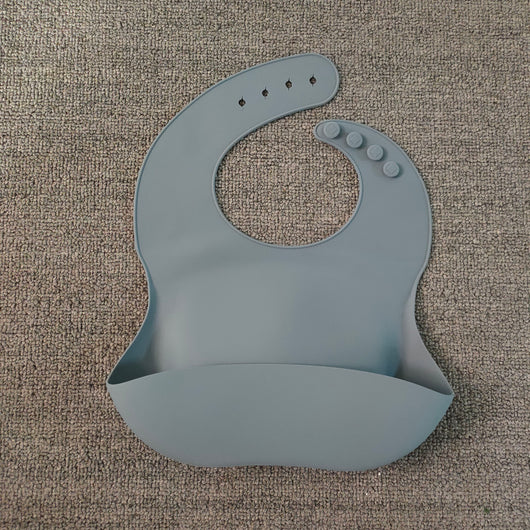 Babero de Silicona Impermeable con Bolsillo Atrapador para Bebé - Image 8