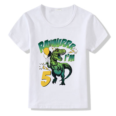 Playera de Cumpleaños Números 1-9 para Niños - Image 5