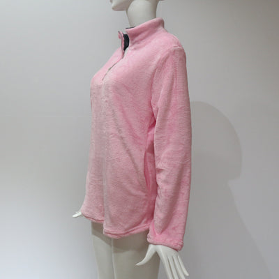 Blusa de Cuello en V con Cierre y Detalles de Pelaje - Image 8