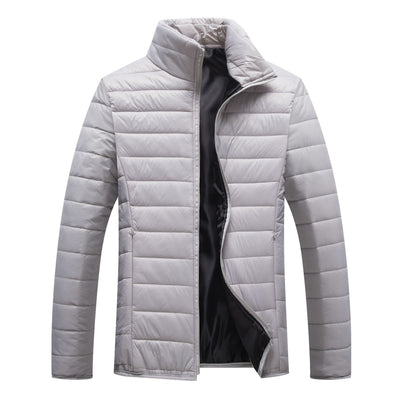 Chaqueta Acolchada para Hombre con Capucha y Colores Pastel - Image 11