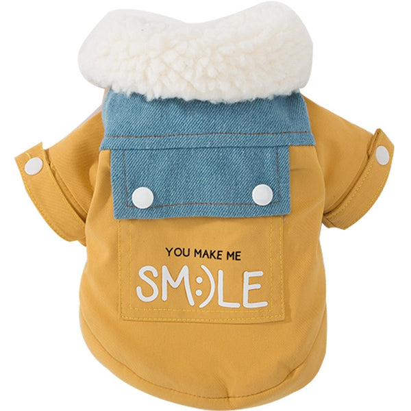 Abrigo Térmico para Mascotas - Chaqueta Gruesa de Invierno para Perros y Gatos
