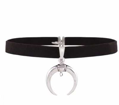 Collar Corto Luna Creciente - Gargantilla Elegante Estilo Europa - Image 2