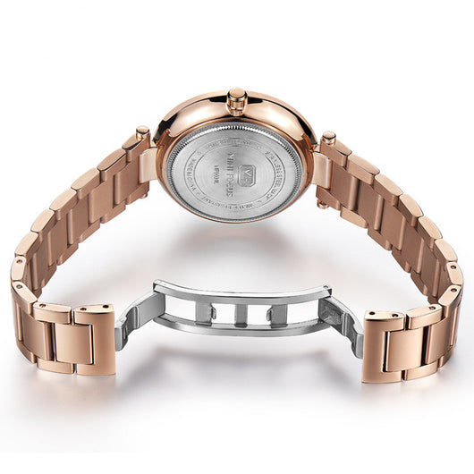 Reloj de Cuarzo para Mujer con Diamantes, Calendario y Resistencia al Agua - Image 18