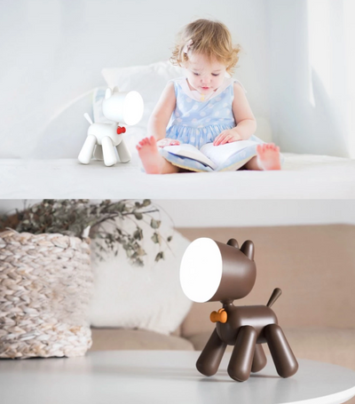 Lámpara de Escritorio LED Perrito con Protección de Vista para Estudiantes - Image 2