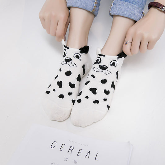 Calcetines de Algodón Estampados Adorables para Mujer - Image 2