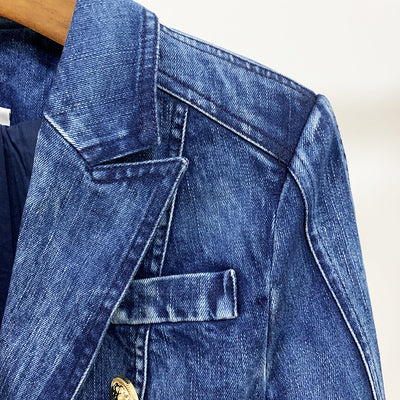 Chaqueta Denim Doble Botonadura Efecto Lavado - Image 5