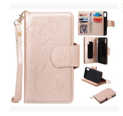 Funda Protectora de Cuero iPhone 7 y 6 Plus con Diseño Grabado y Compartimentos para Tarjetas - Image 4