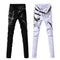 Pantalones de Cuero PU con Tachuelas