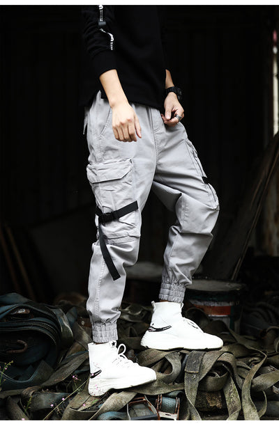 Pantalones Cargo de Algodón para Hombre - Estilo Casual Versátil - Image 4