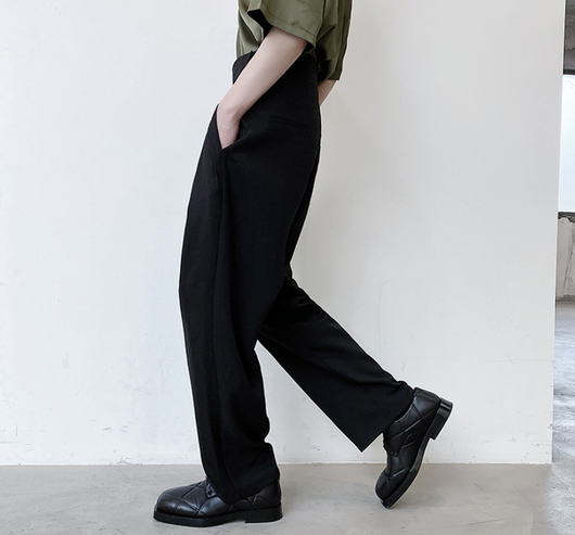 Pantalón Harem de Cintura Alta Corte Recto para Hombre - Image 5