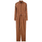Jumpsuit Largo Holgado con Cinturón - Versátil y Elegante