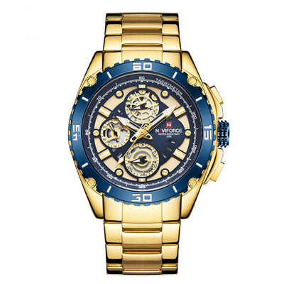 Reloj Empresarial Multifuncional NAVIFORCE - Cuarzo Resistente - Image 8