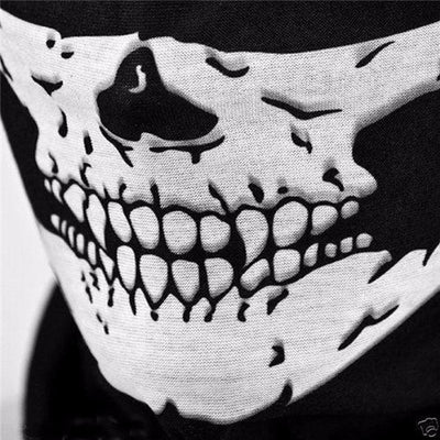 Pañuelo Máscara Calavera Multiusos para Halloween, Mardi Gras y Motociclismo - Image 4