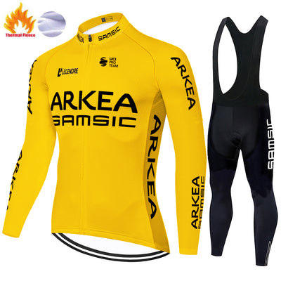 Jersey de Ciclismo Corto con Babero Térmico - Image 33