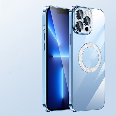 Funda Telefónica con Diamantes Electrochapados y Protector de Lente - Image 34