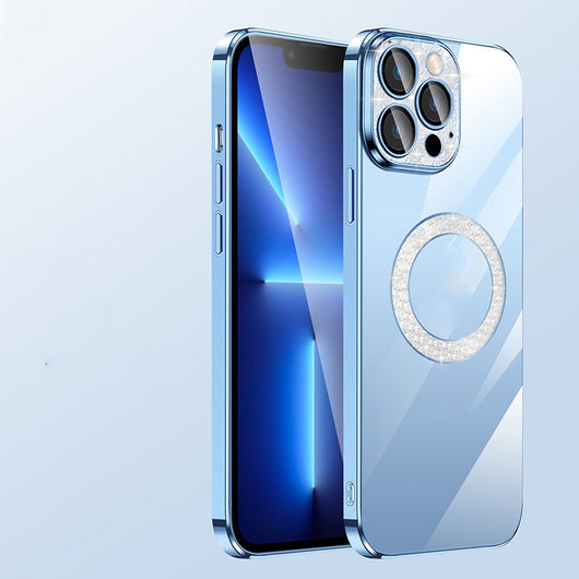 Funda Telefónica con Diamantes Electrochapados y Protector de Lente - Image 34