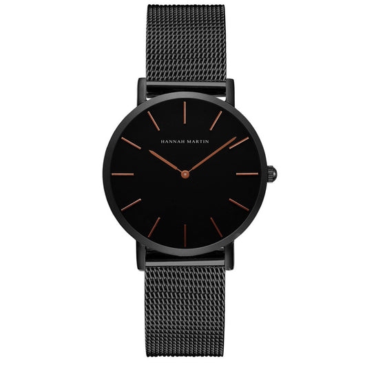 Reloj de Hombre Cuarzo Oro Rosa Ultra Delgado con Correa de Acero Doble Aguja - Image 26