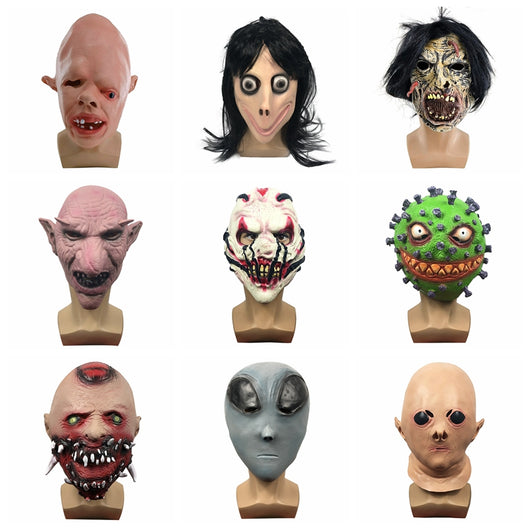 Máscara de Látex Aterradora para Fiesta de Disfraces y Mascarada - Image 31