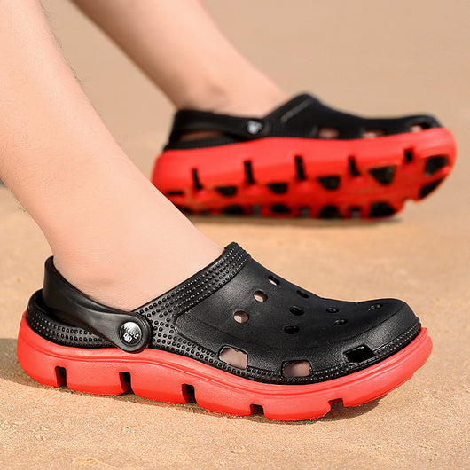 Sandalias Hombre Verano Tipo Zueco Baotou Outdoor Tendencia
