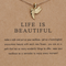 Multi-layer Moon Pendant Necklaces for Women Bohemian Wafer Elegant Necklace Bird